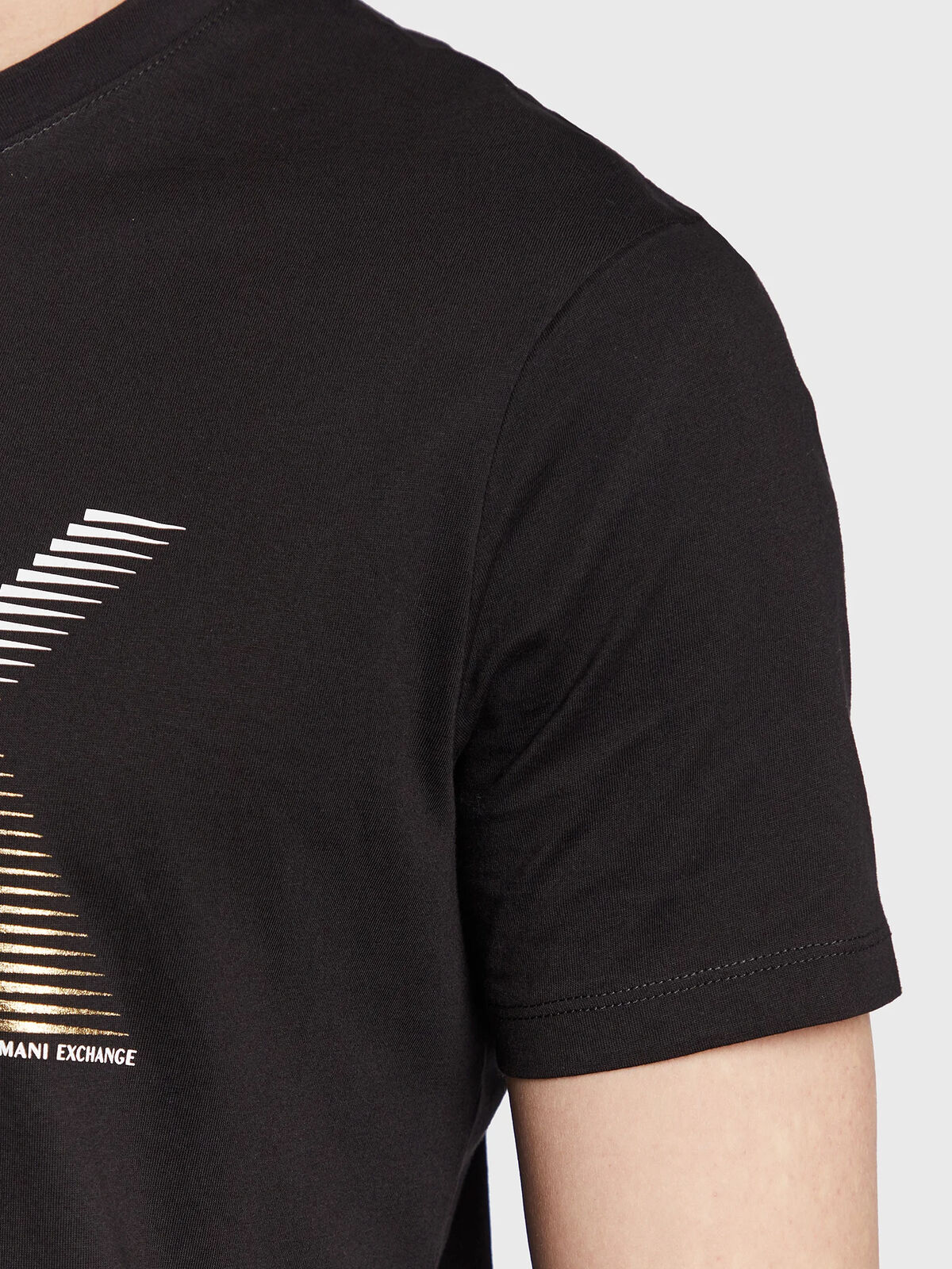 Armani Exchange T-Shirt 3RZTHB ZJBYZ 1200 Czarny Regular Fit XS