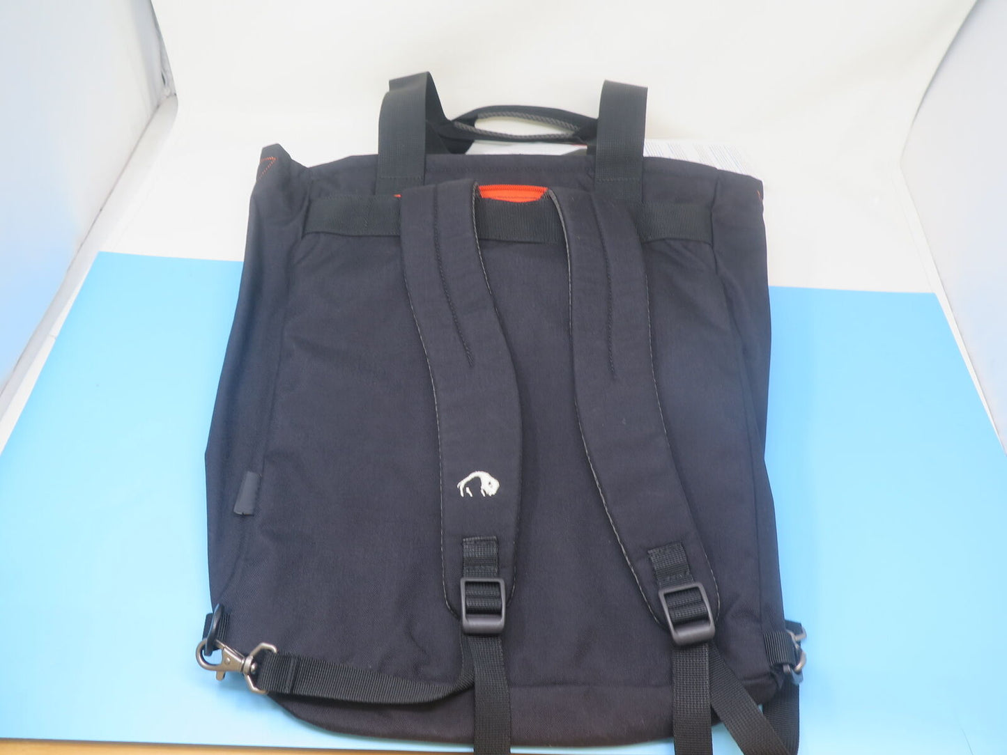 TATONKA GRIP BAG-BLACK/ORANGE-APPROX H16"W15"D3"