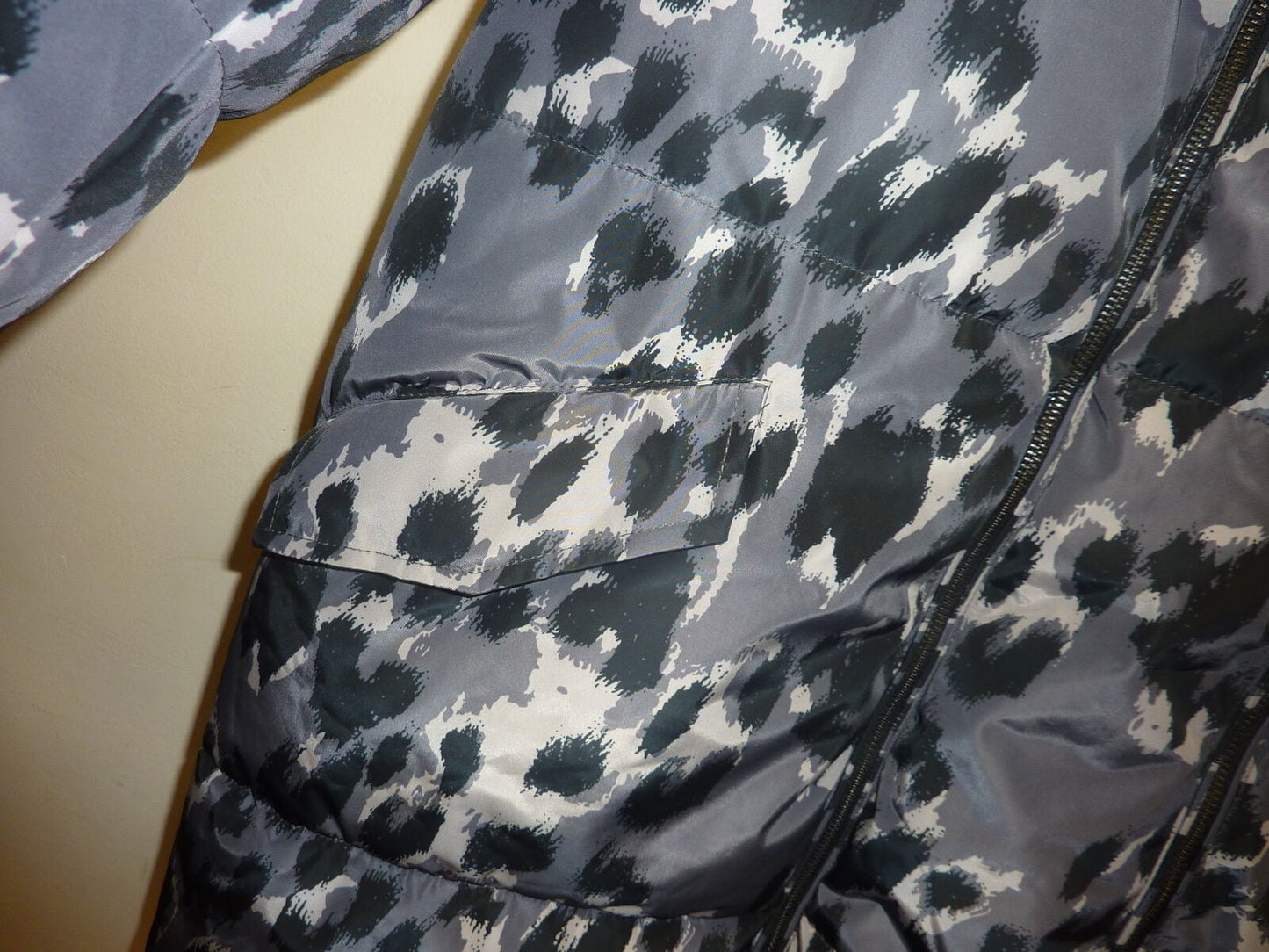 MAMALICIOUS MATERNITY COAT-LEOPARD PRINT-MEDIUM