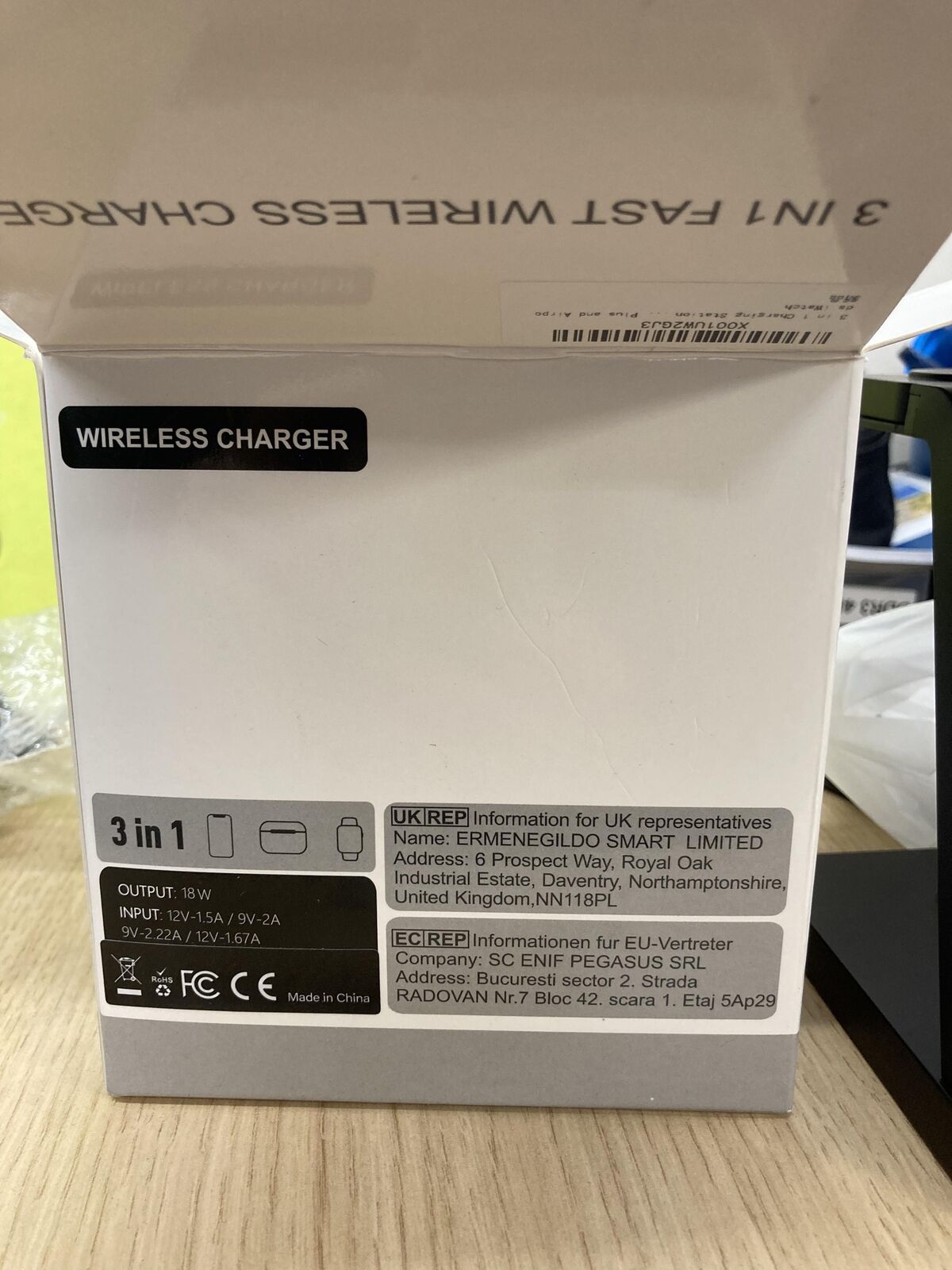 3 in 1 fast wireless charger, COMPATIBLE WITH APPLE