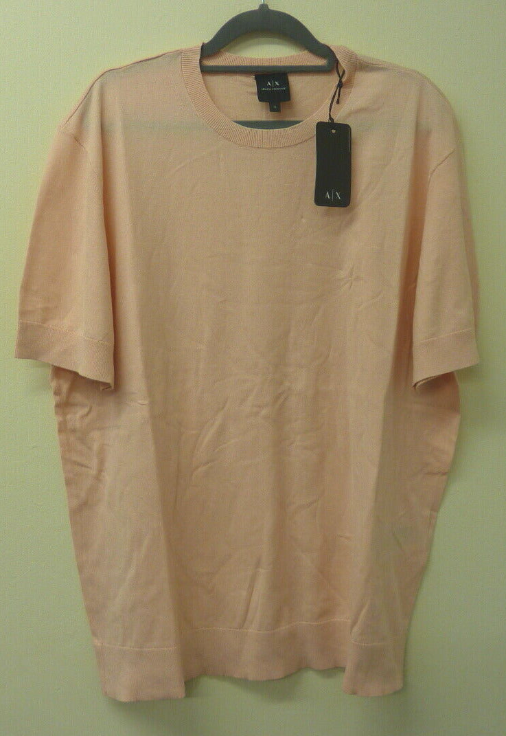 armani exchange short sleeve pullover-dusty pink-xl