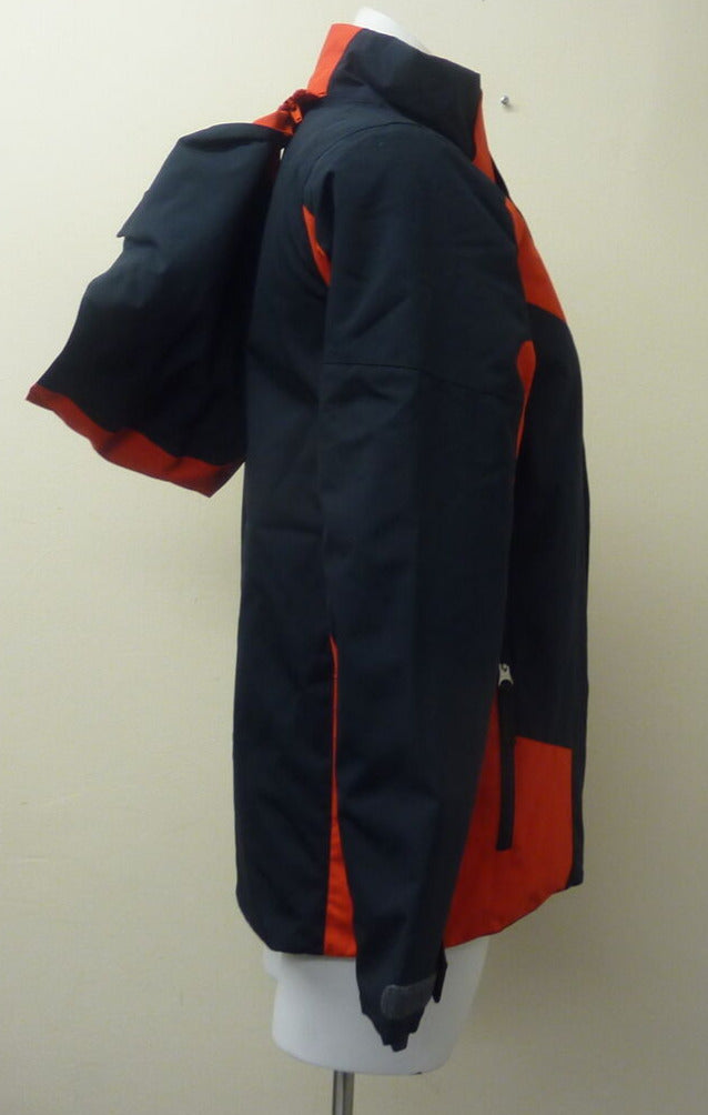 WOMENS SPYDER JACKET-LARGE-BLACK/RED
