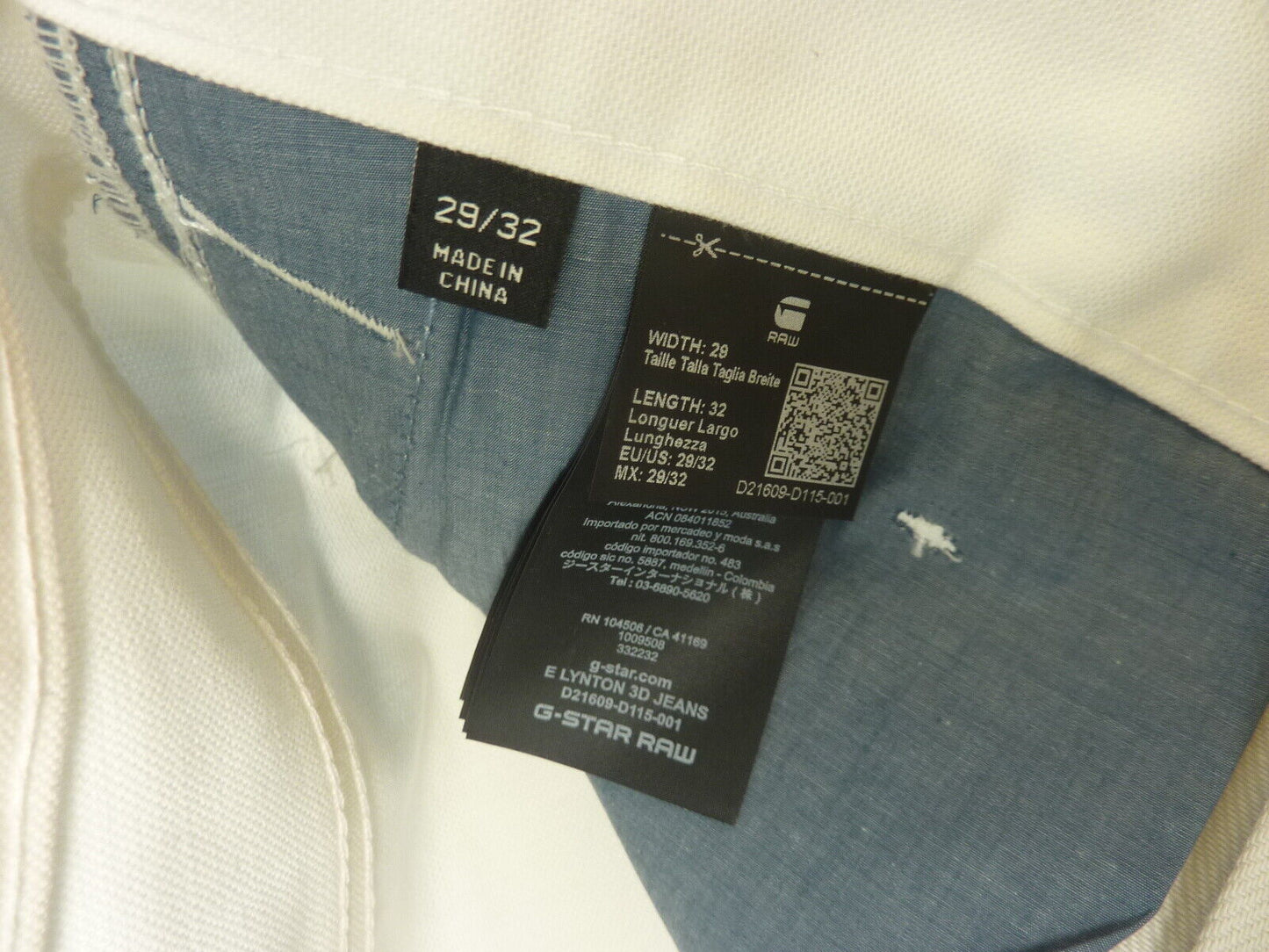 G-STAR RAW EXCLUSIVES-E LYNTON 3D JEANS-L29/W34