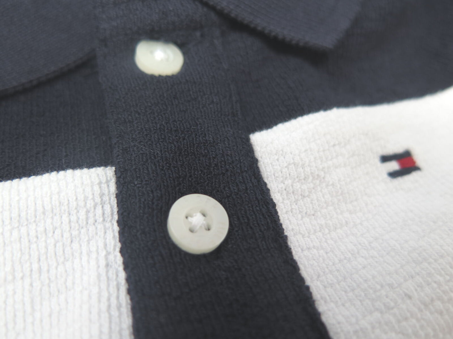 TOMMY HILFIGER STRIPE POLO-9MONTHS