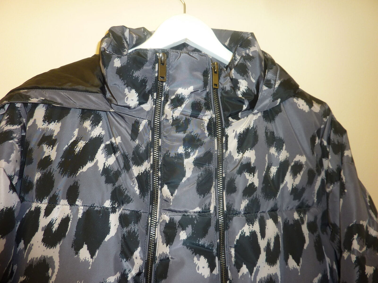 MAMALICIOUS MATERNITY COAT-LEOPARD PRINT-MEDIUM
