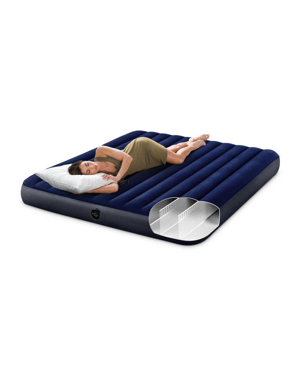 INTEX DURA-BEAM STANDARD CLASSIC DOWNY AIR MATRESS-54" X 75"X 10"