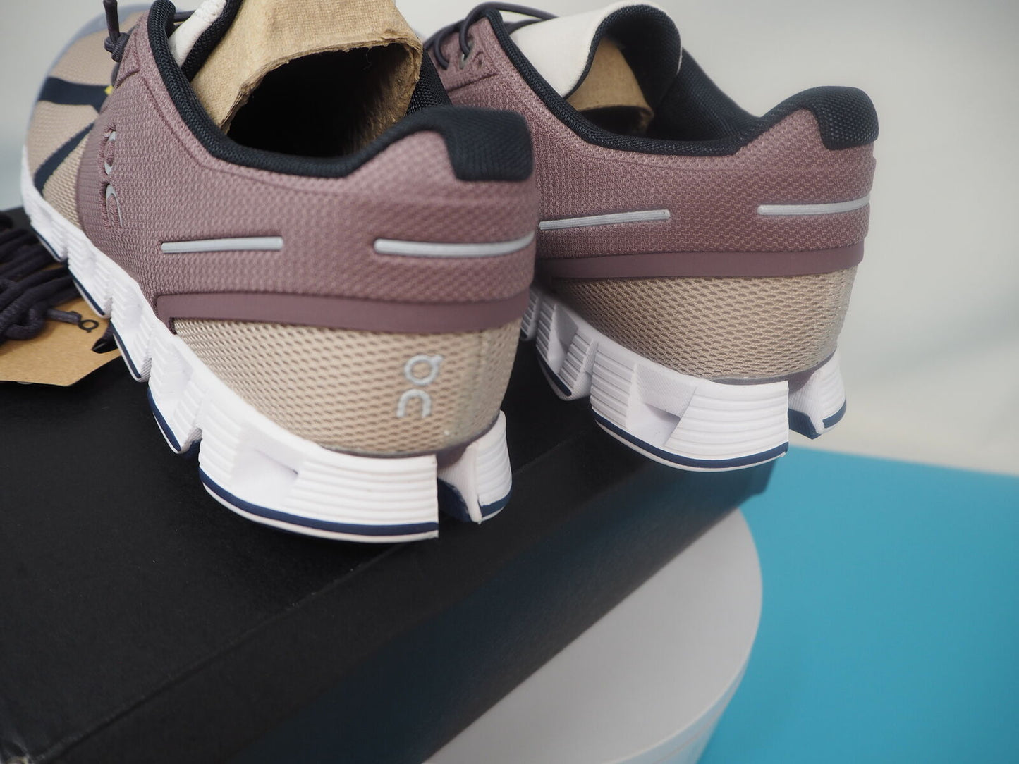 On Running Women's Cloud 70/30 Mesh Grape Sand Trainers UK 5.5
