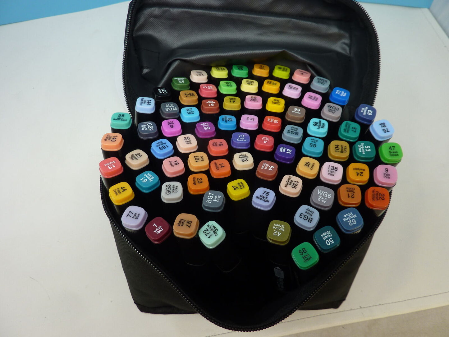 80pc PERMANENT MARKER SET