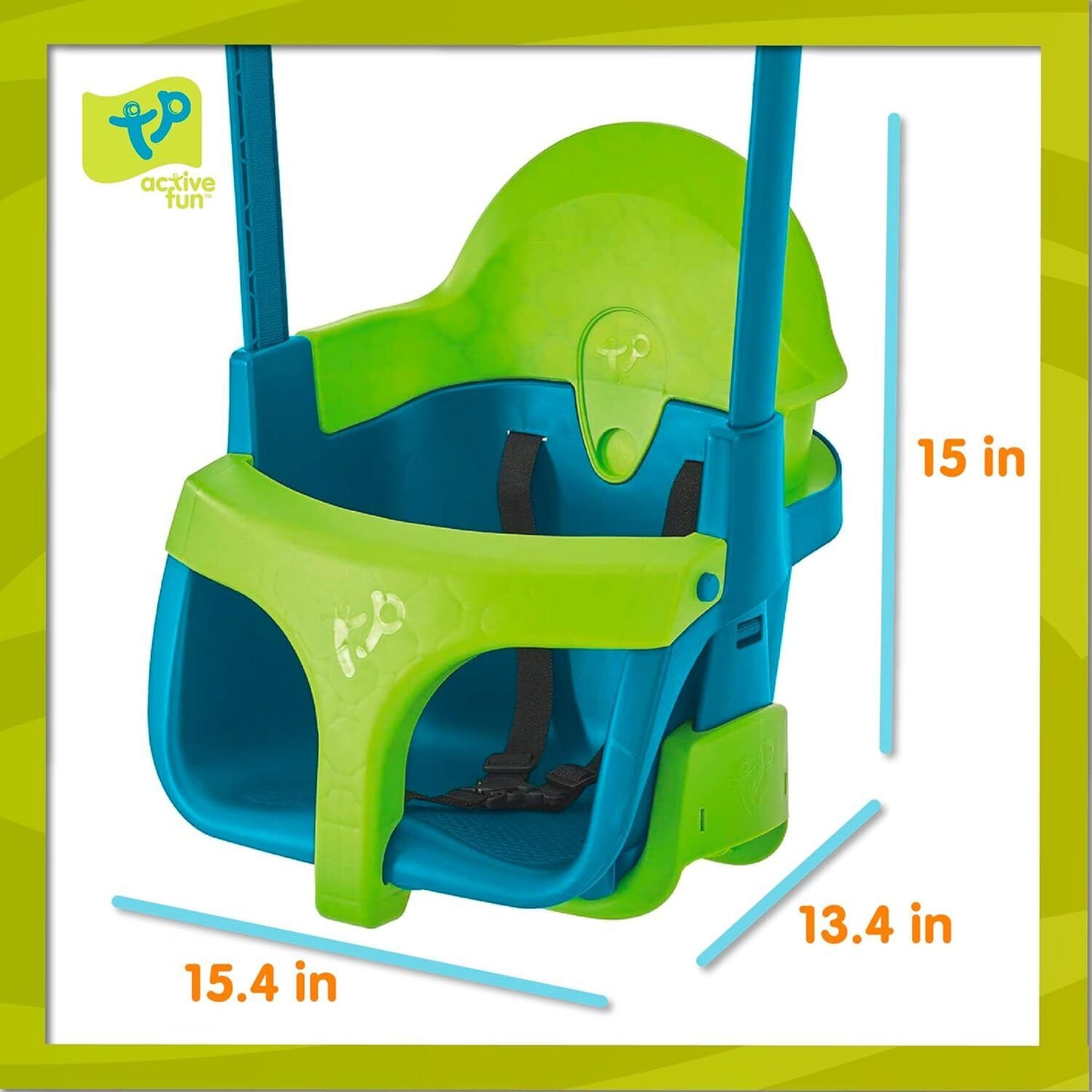 TP Toys Quadpod Baby Swing Seat, 4-in-1