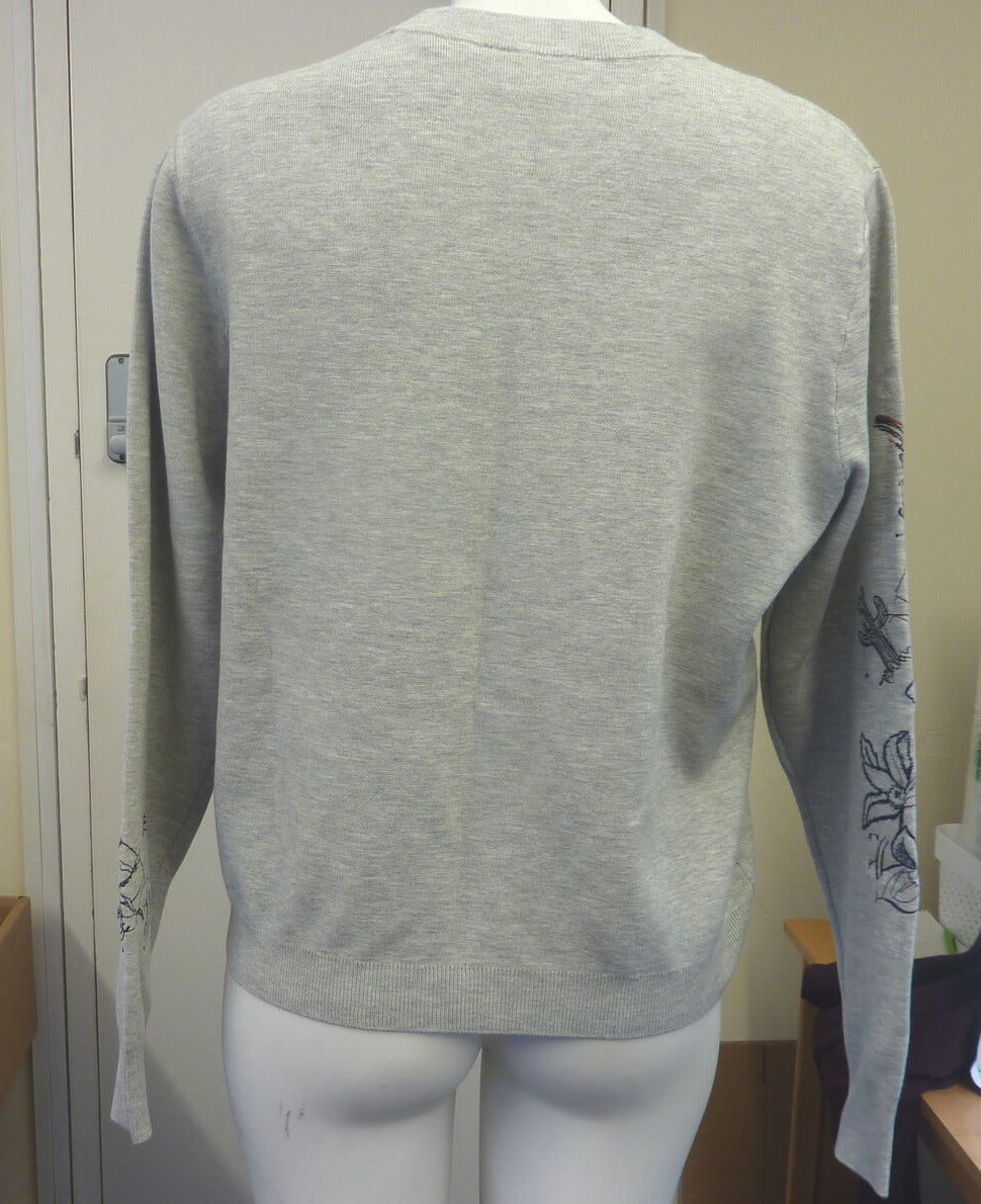 DESIGUAL EAT MORE ART JUMPER-LARGE