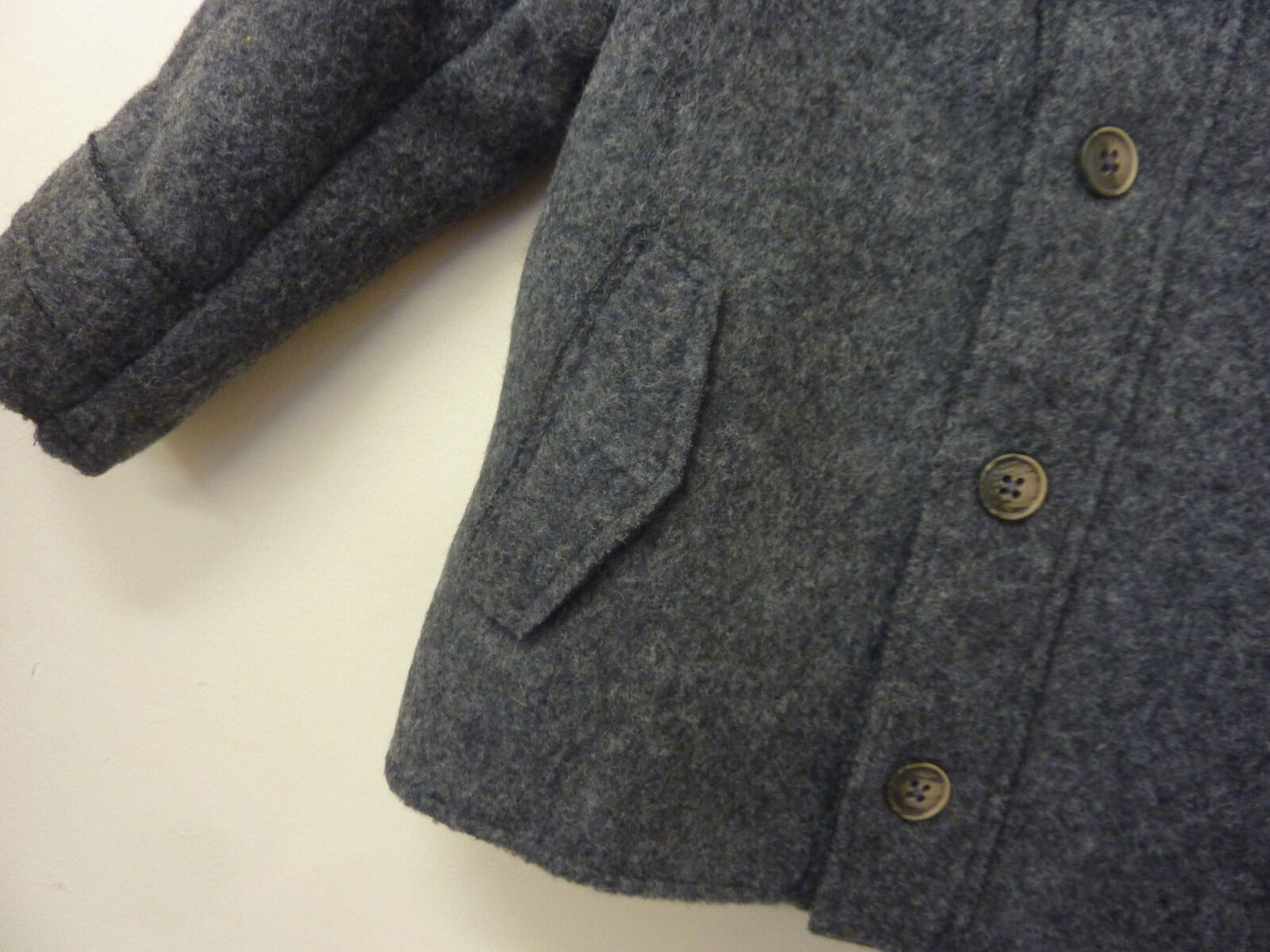 UNITED COLORS OF BENETTON BOYS COAT-3-4YRS-GREY