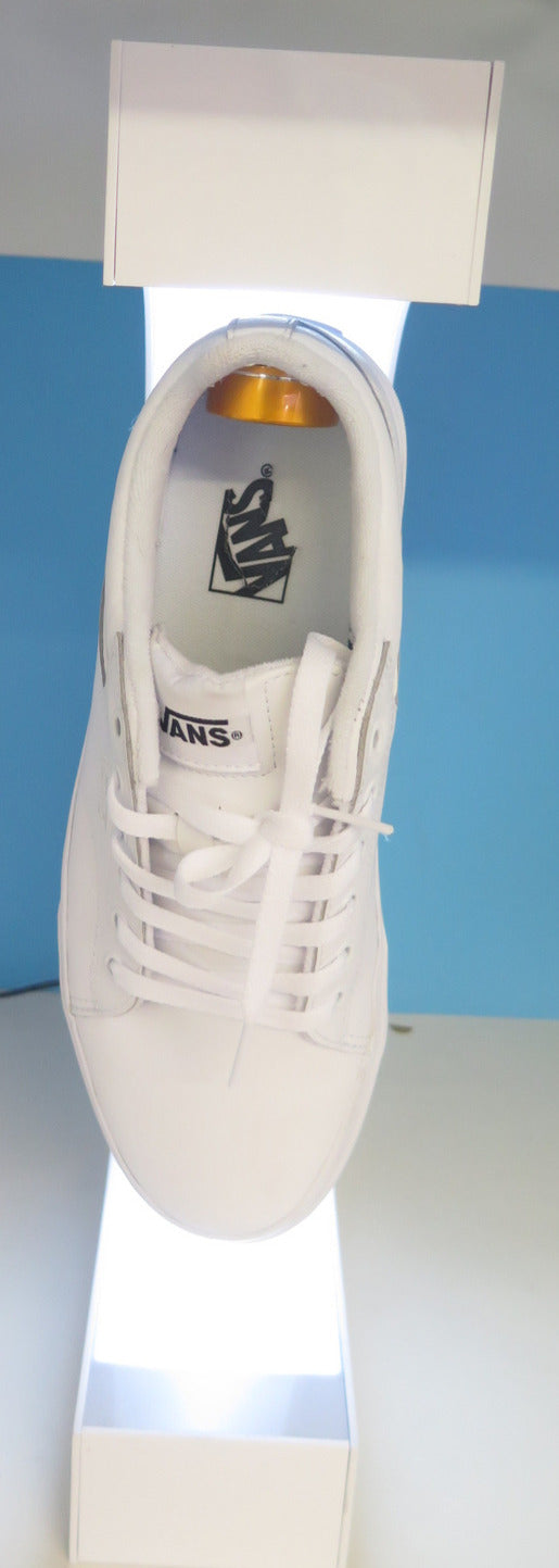 MAGNETIC LEVITATING SHOE DISPLAY-WHITE
