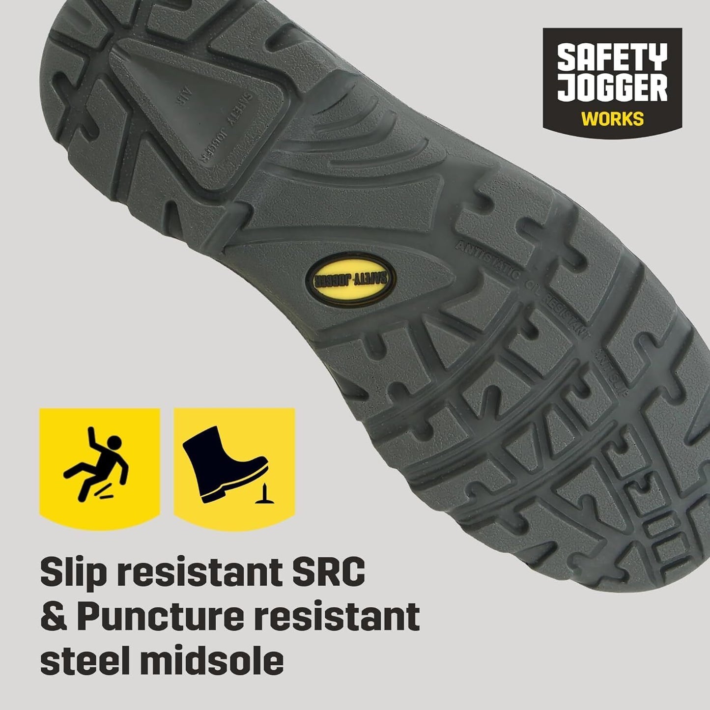 SAFETY JOGGER Safety Boot - BESTBOY - Steel Toe Cap S3/S1P Work Shoe