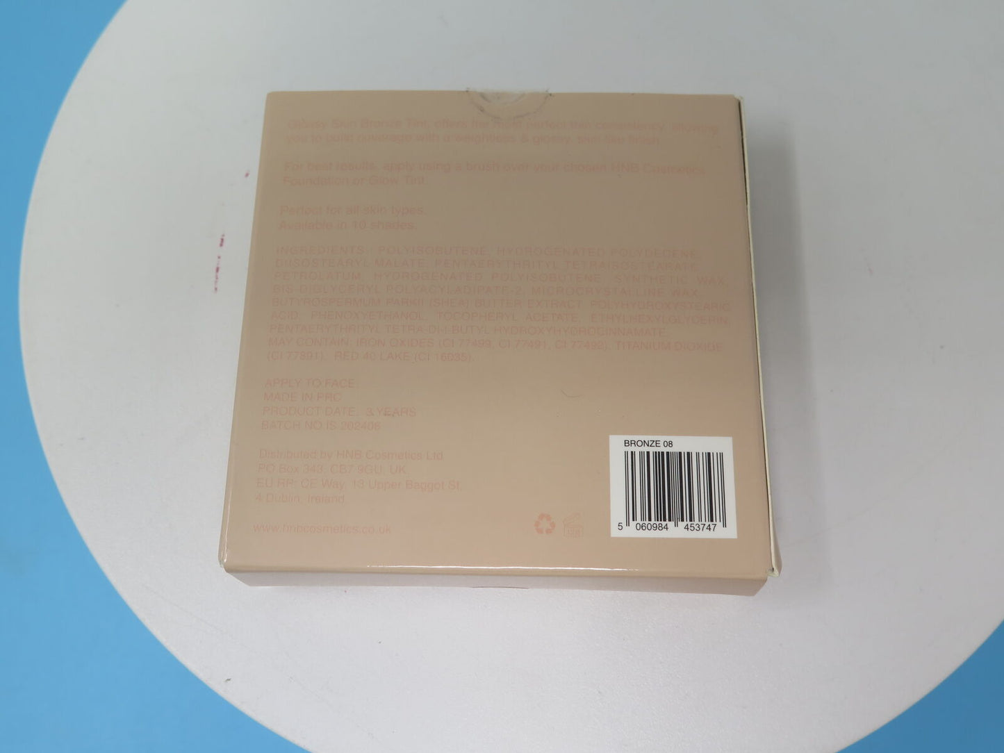 HNB COSMETICS-GLOSSY SKIN BRONZE TINT-08