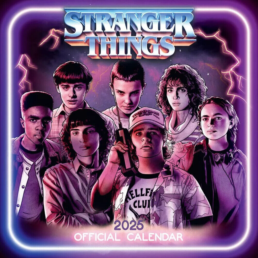 2025 Calendar Stranger Things