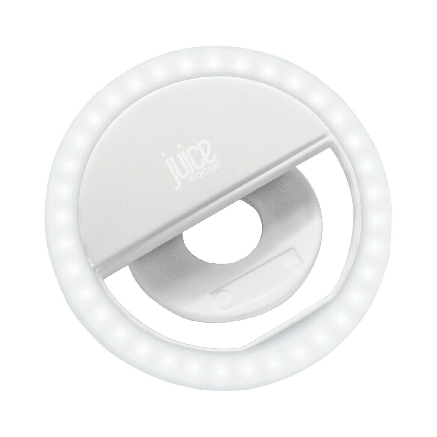 NEW Juice Social Clip-On Selfie Ring Light for Mobile Phones -Tablets