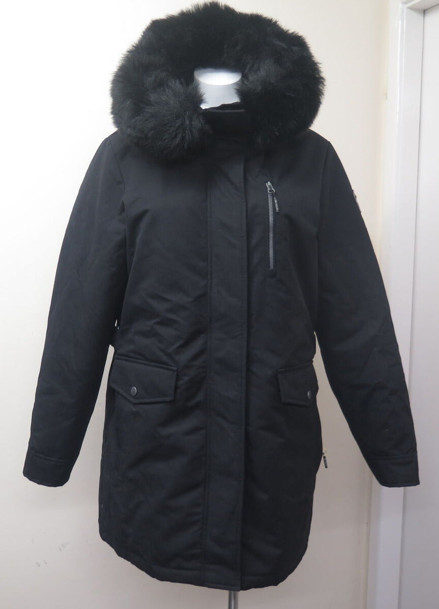 G.I.G.A DX WOMENS STRMIGA PARKA WITH FUR HOOD-BLACK-UK10