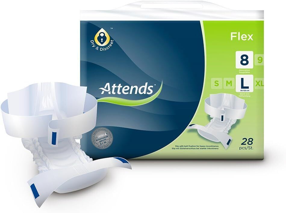 Attends Flex 8L Pack Count: 28 Pieces x4
