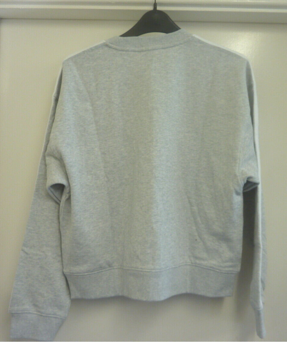ADIDAS ORIGINALS RESORT GREY SWEATSHIRT SIZE UK6