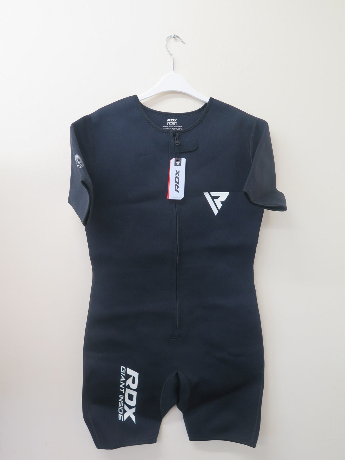 RDX SAUNA SUIT -BLACK-LARGE