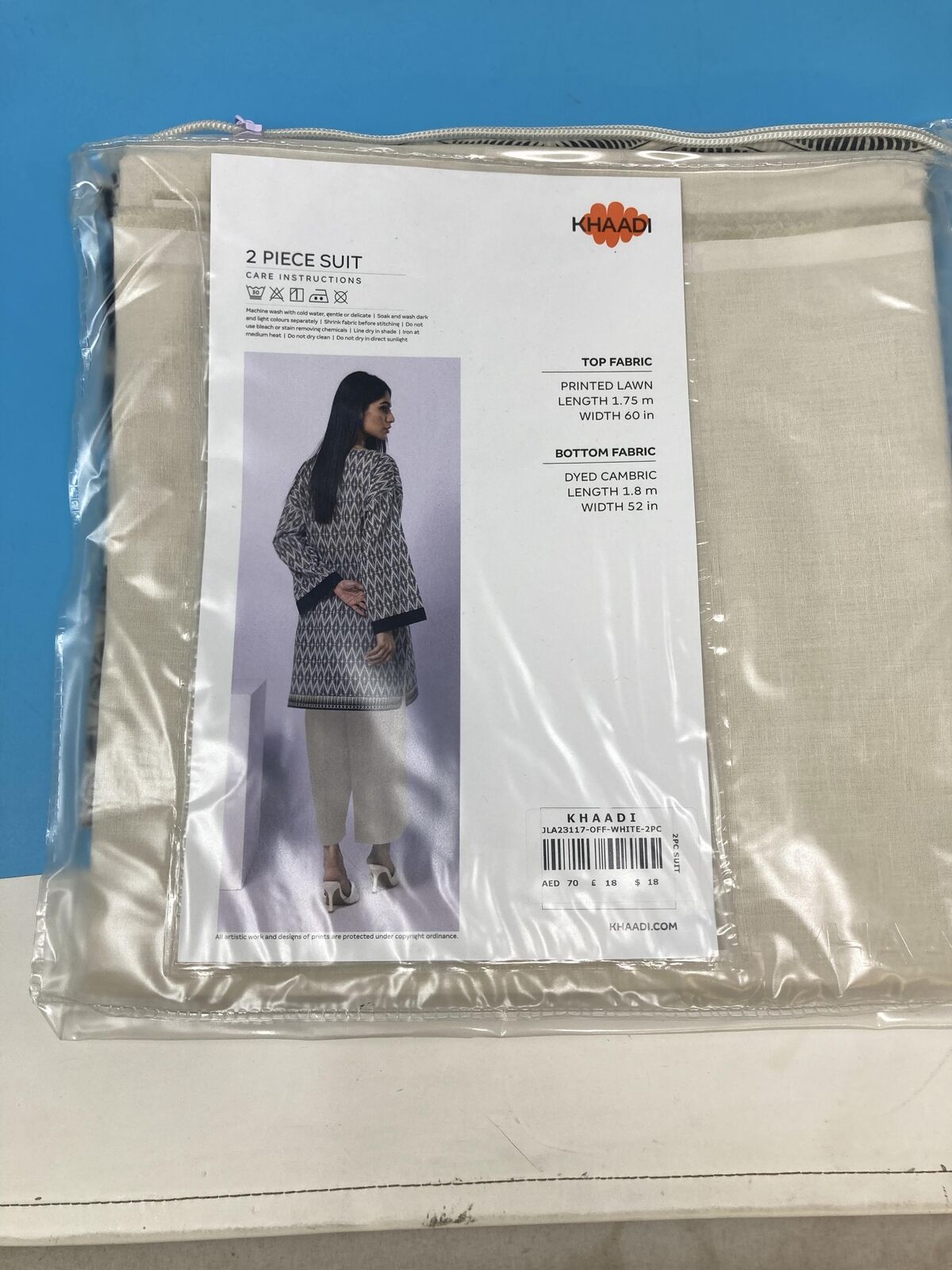 Womans KHADDI 2 Piece Suit Lawn