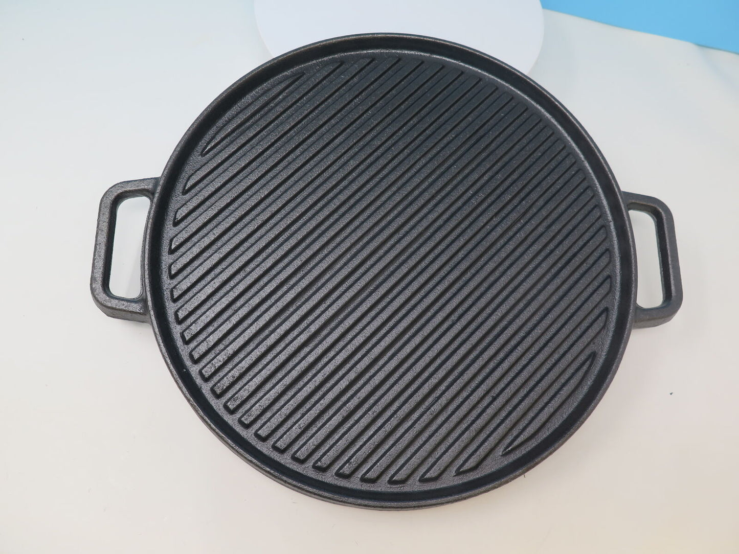 LONOVE DOUBLE SIDED GRIDDLE PAN FOR BBQ-30CM