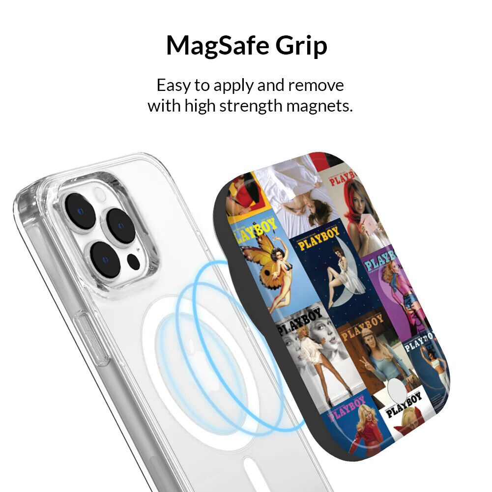 Playboy Centerfold iPhone Case 14 Pro Max & Magnetic Power Pack