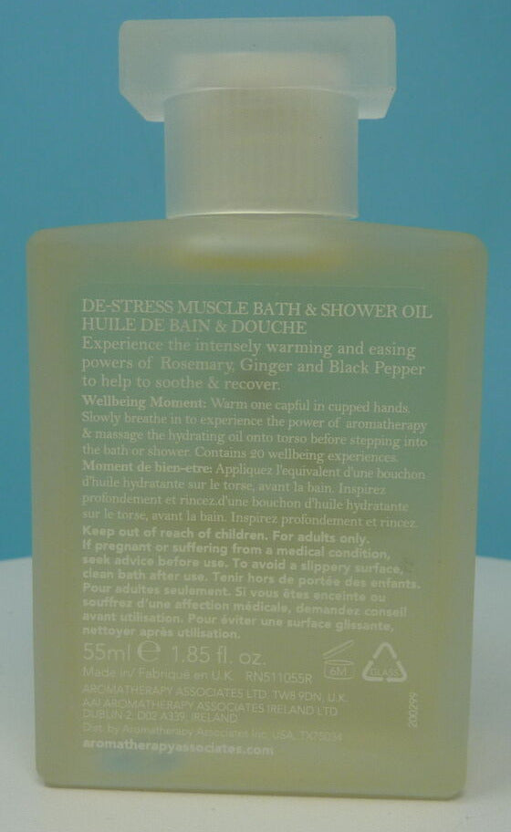 LIBERTY AROMATHERAPY ASSOCIATES LONDON-DE-STRESS MUSCLE BATH AND SHOWER OIL-55ML