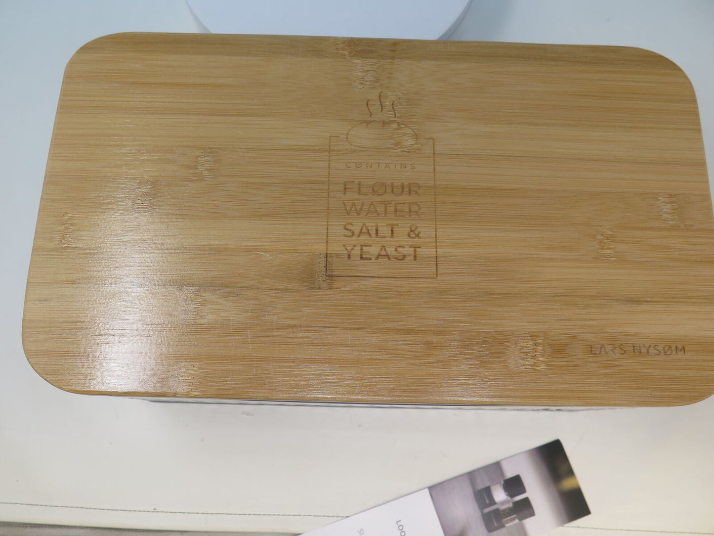 LARS NYSOM BREAD BOX WITH BAG-GREY