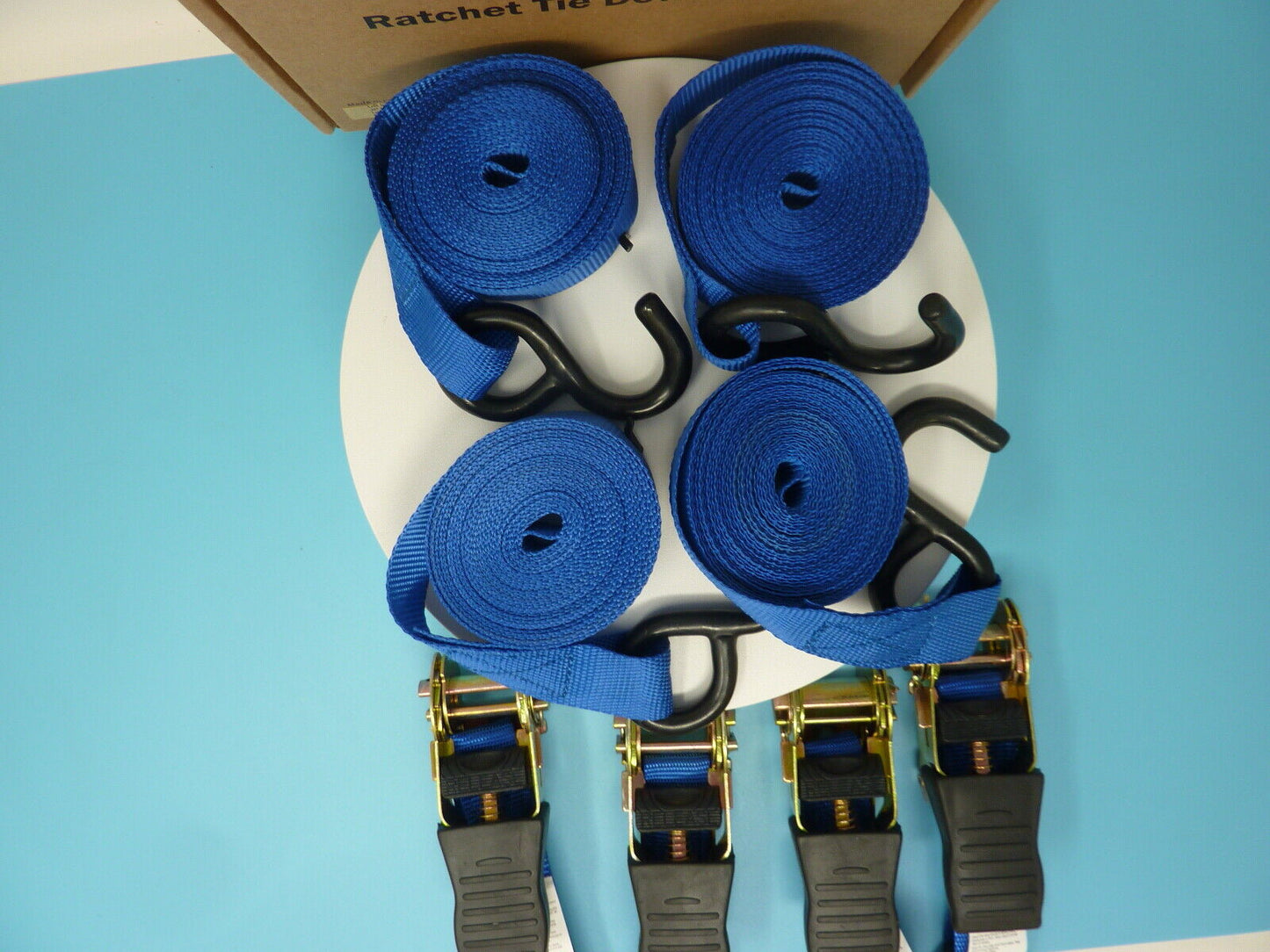 OHUHU RATCHET TIE DOWNS 4 PACK