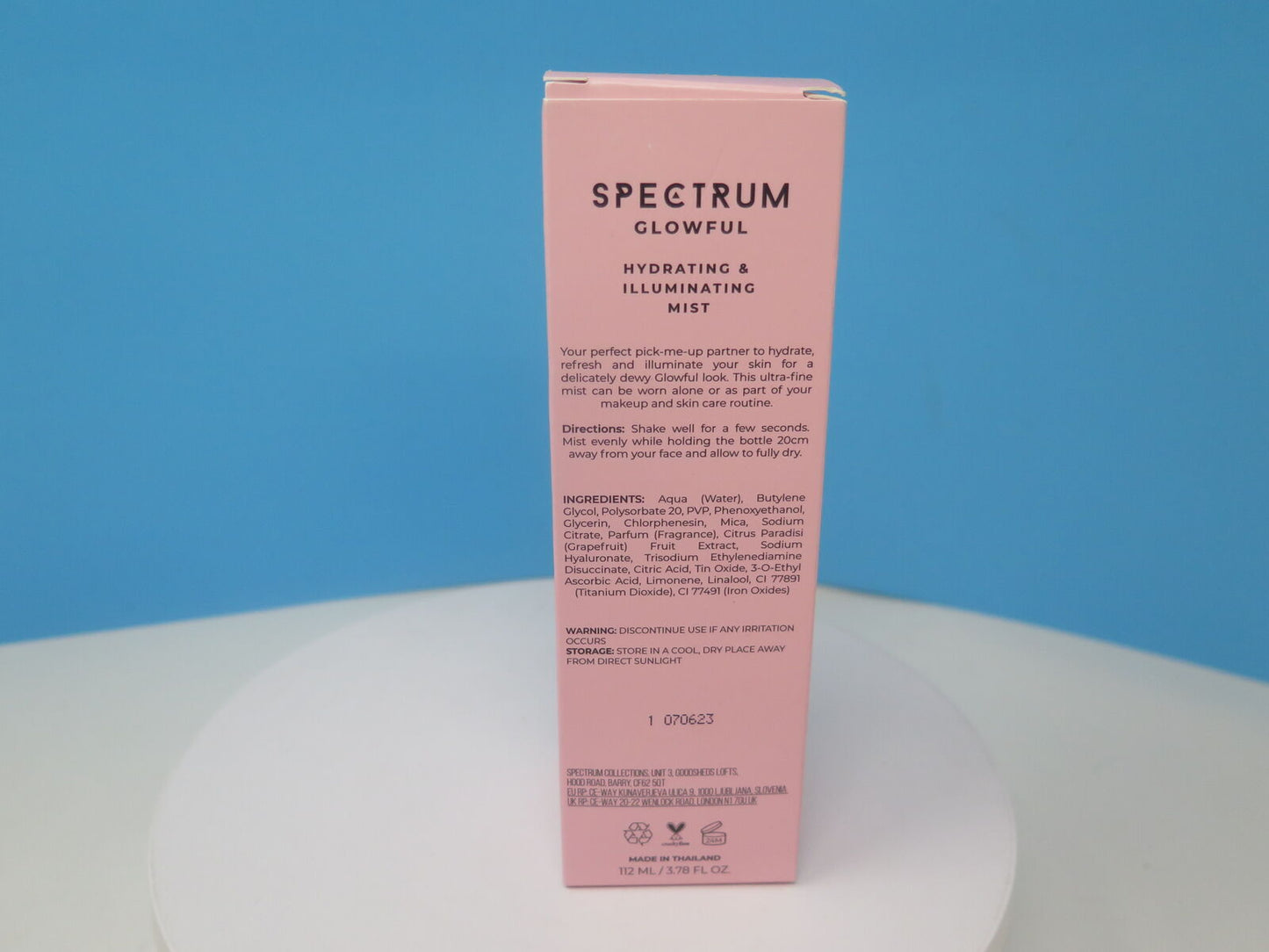 SPECTRUM GLOWFUL HYDRATING & ILLUMINATING MIST-112ML