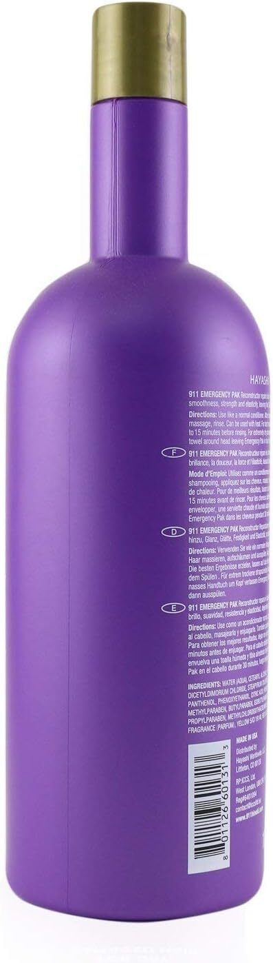 Hayashi 911 Emergency Pak Formula, 33.8 Fluid Ounce 1000ml