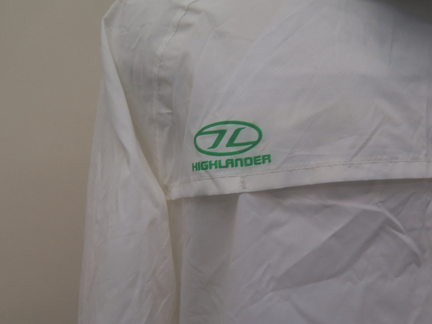 HIGHLANDER WOMENS STOW & GO PACKAWAY WATERPROOF JACKET-WHITE-MEDIUM