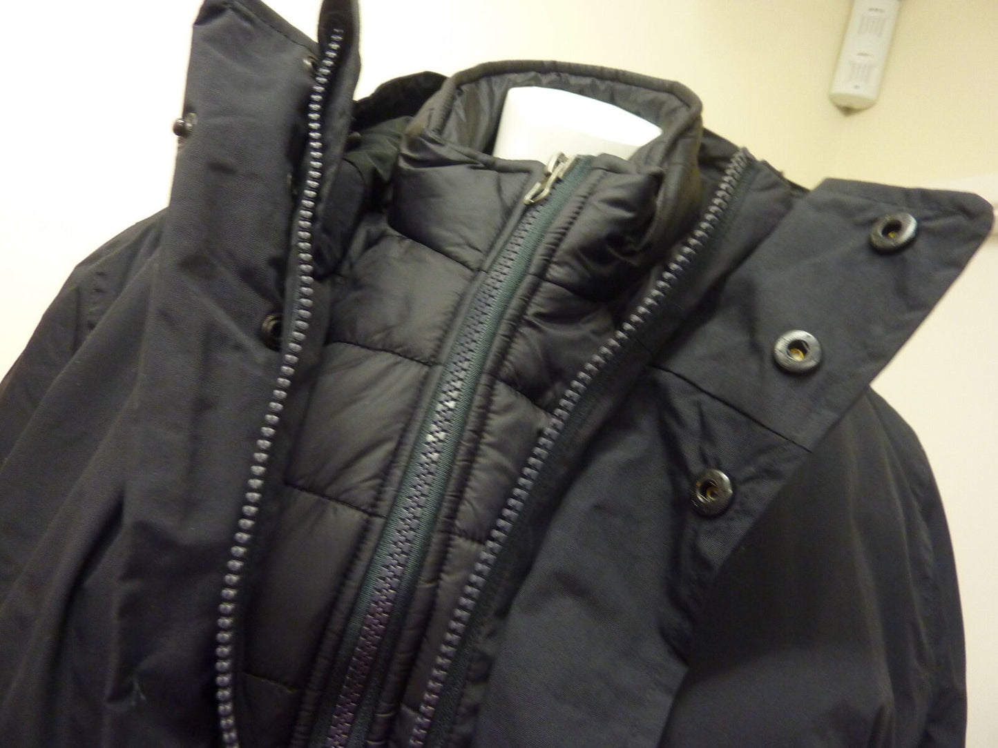 TUCANO URBANO MAGIC ADULT UNISEX PARKA JACKET-2IN1-BLACK-SMALL