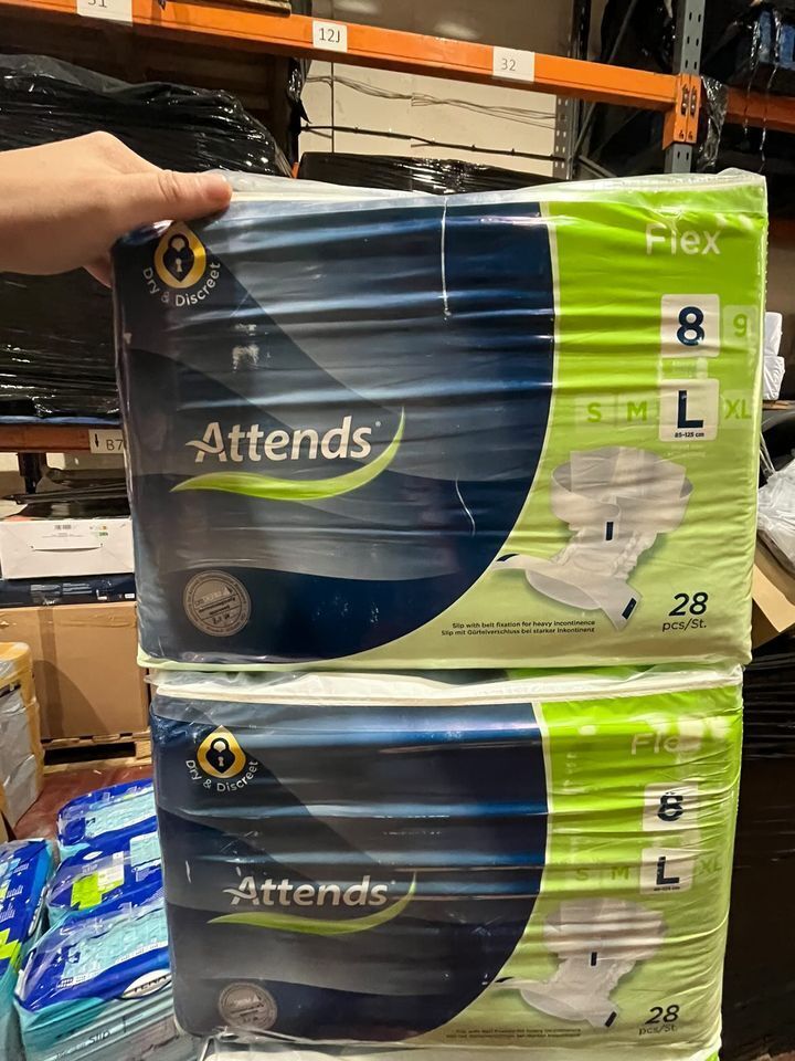 Attends Flex 8L Pack Count: 28 Pieces x4