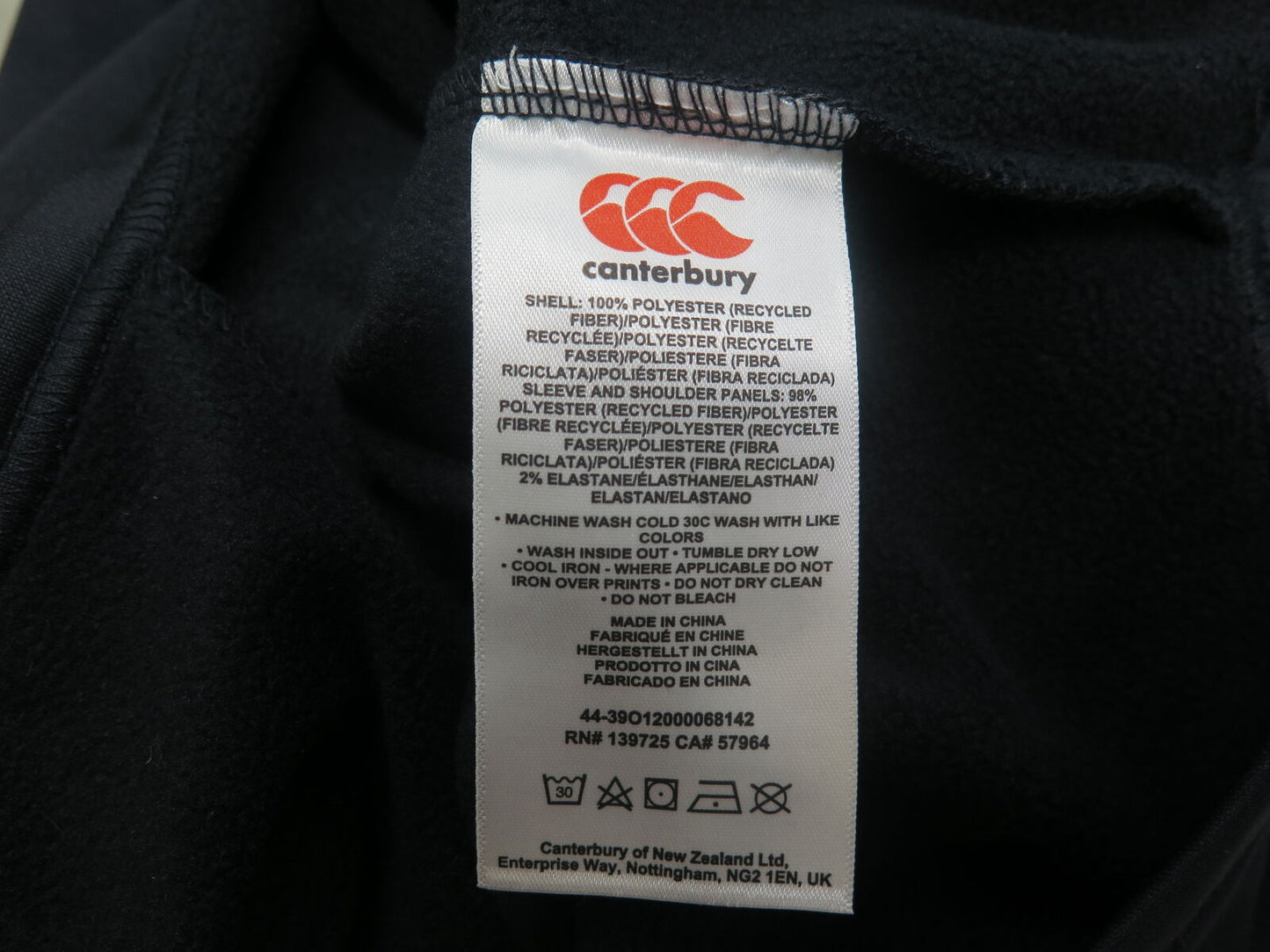 CANTERBURY MENS ELITE TRAINING HOODIE-BLACK