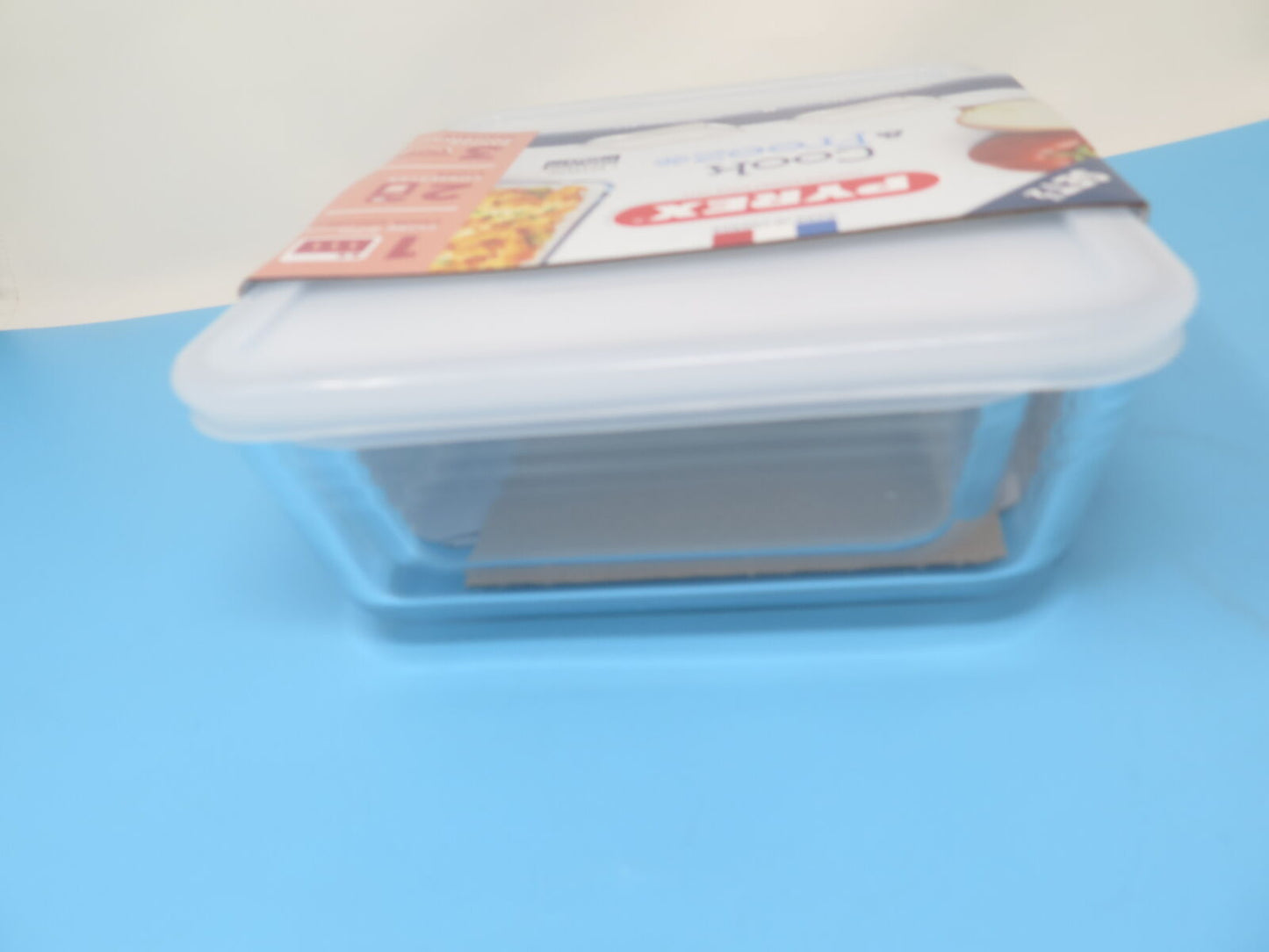 PYREX COOK & FREEZE 2 PIECE RECTANGULAR STORAGE SET-1.5LT/2.6L