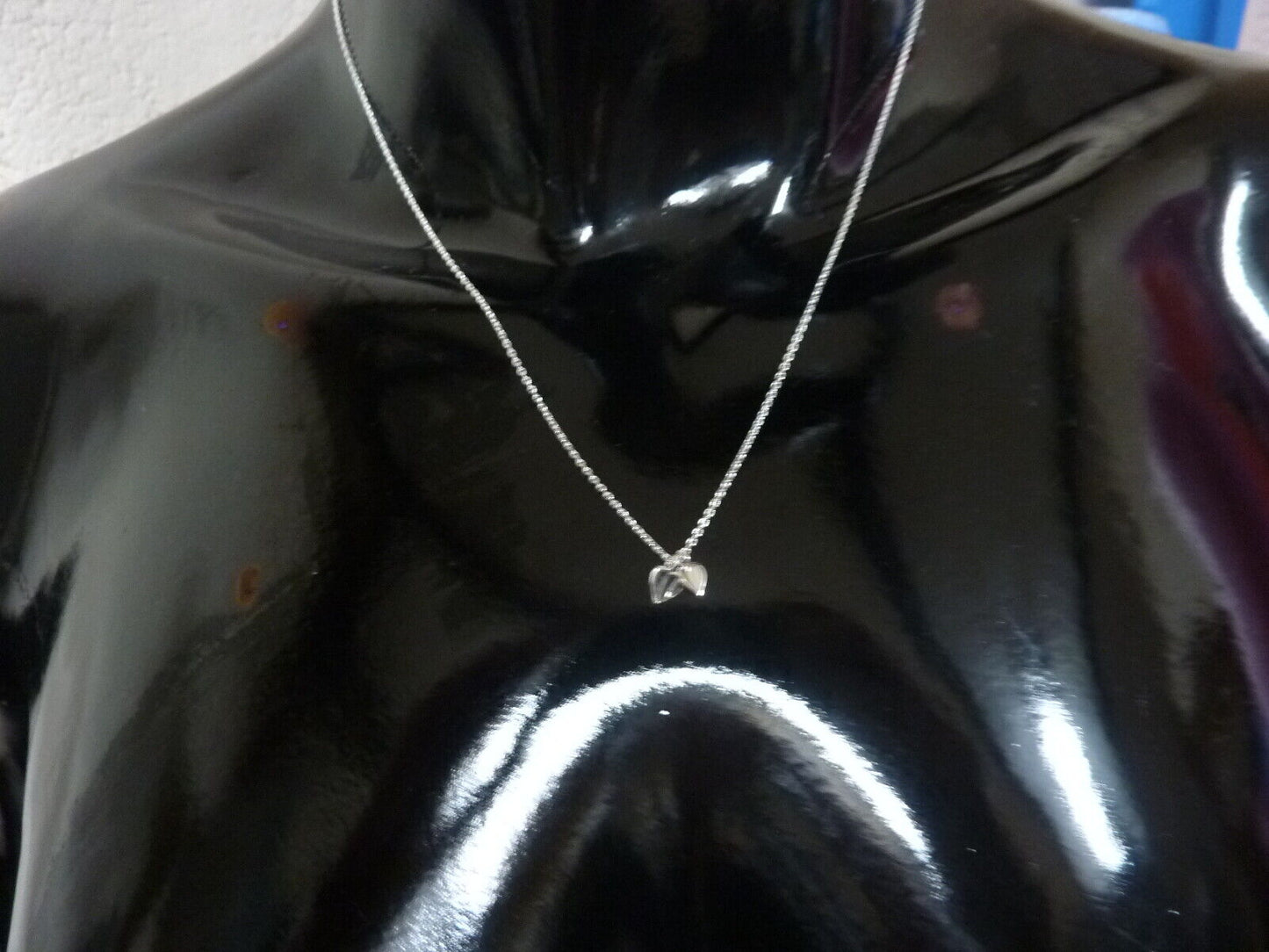 DINNY HALL LIBERTY BIJOU FOLDED HEART DUO PENDANT