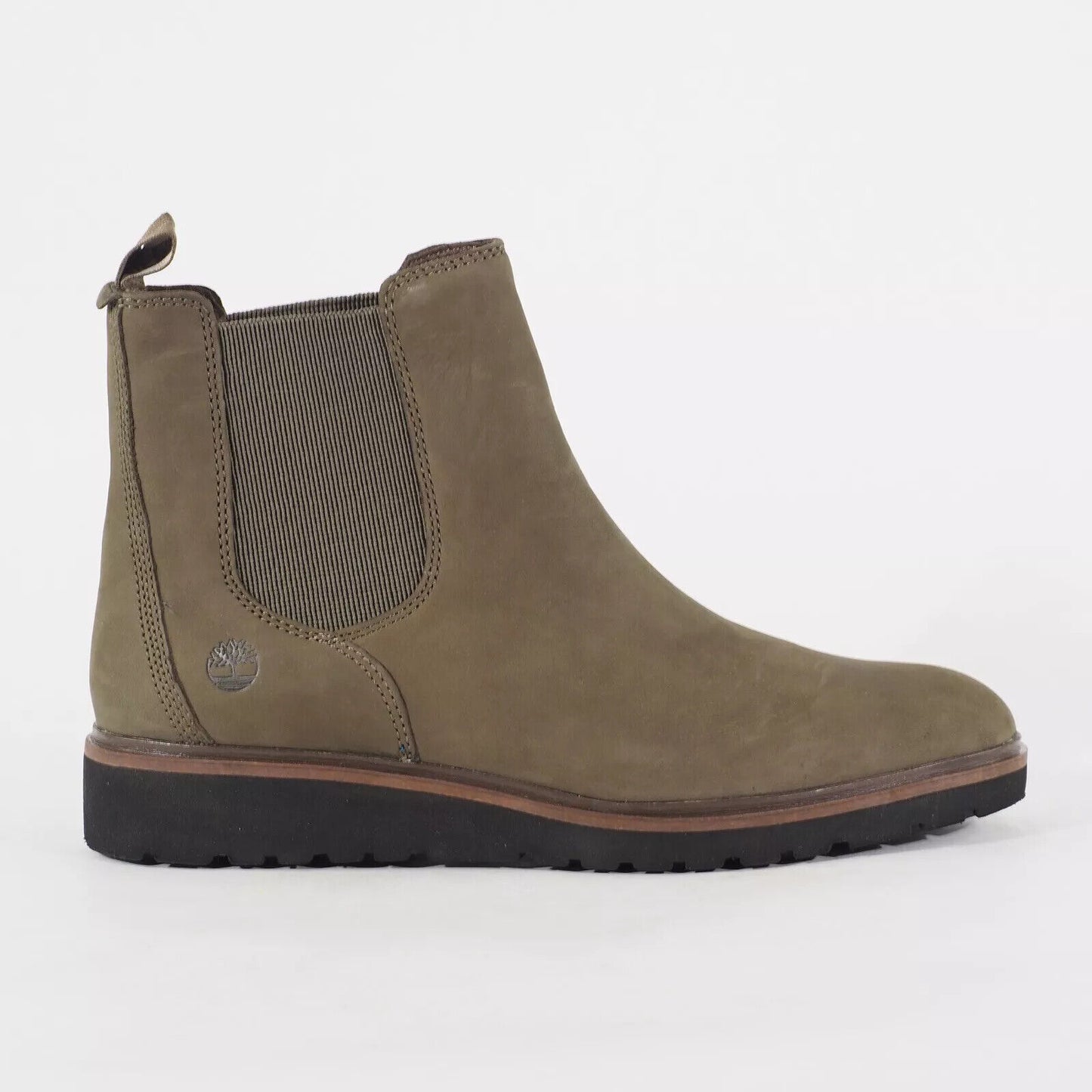 Womens Timberland Chelsea Dark Green Pull On Casual Walking Boots UK5