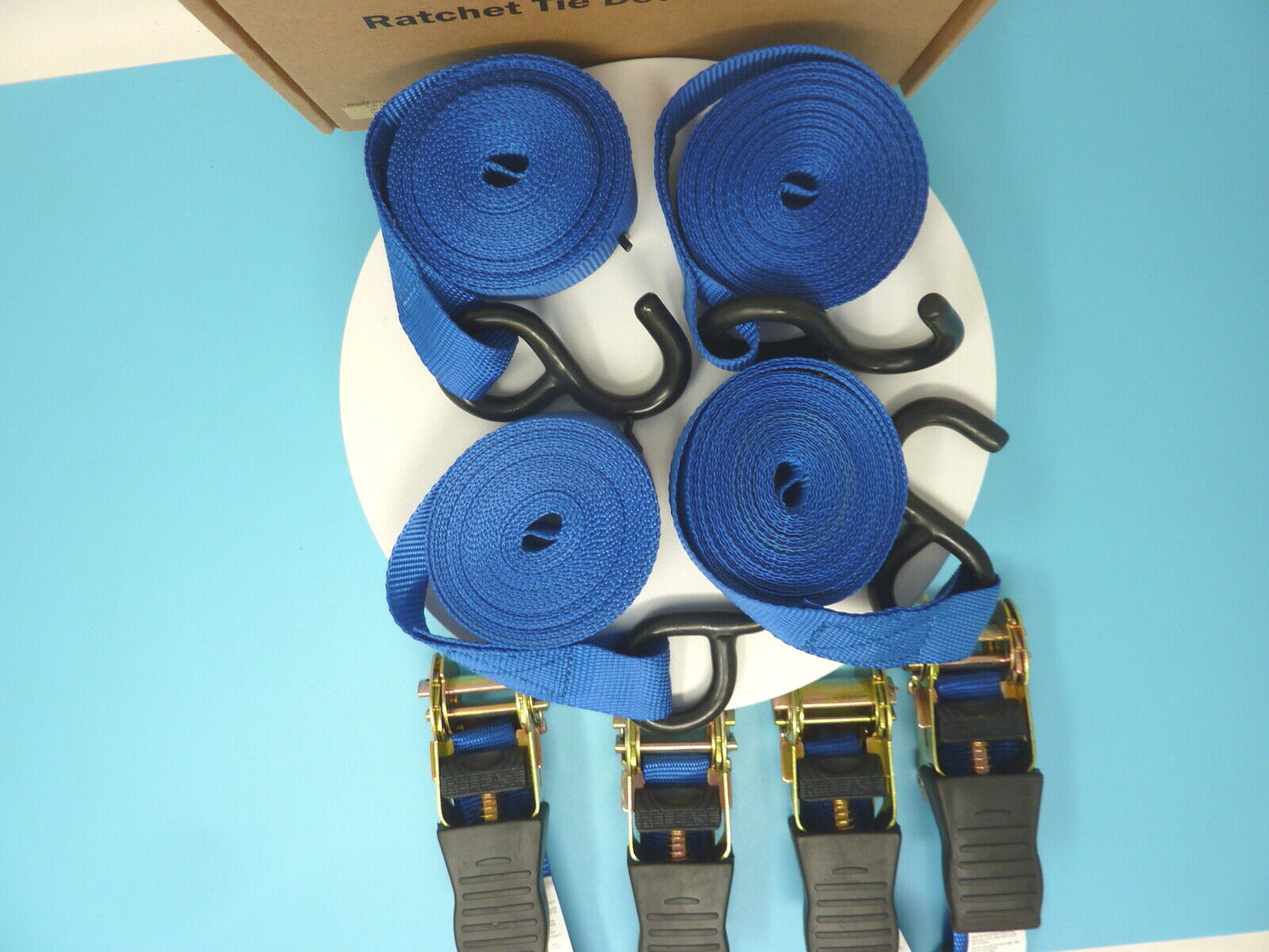 OHUHU RATCHET TIE DOWNS 4 PACK