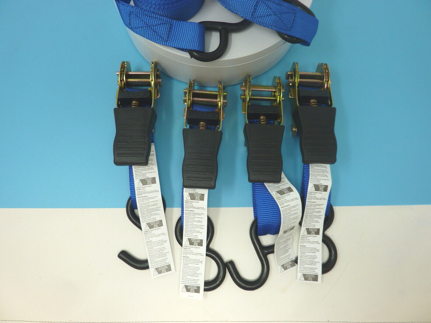 OHUHU RATCHET TIE DOWNS 4 PACK