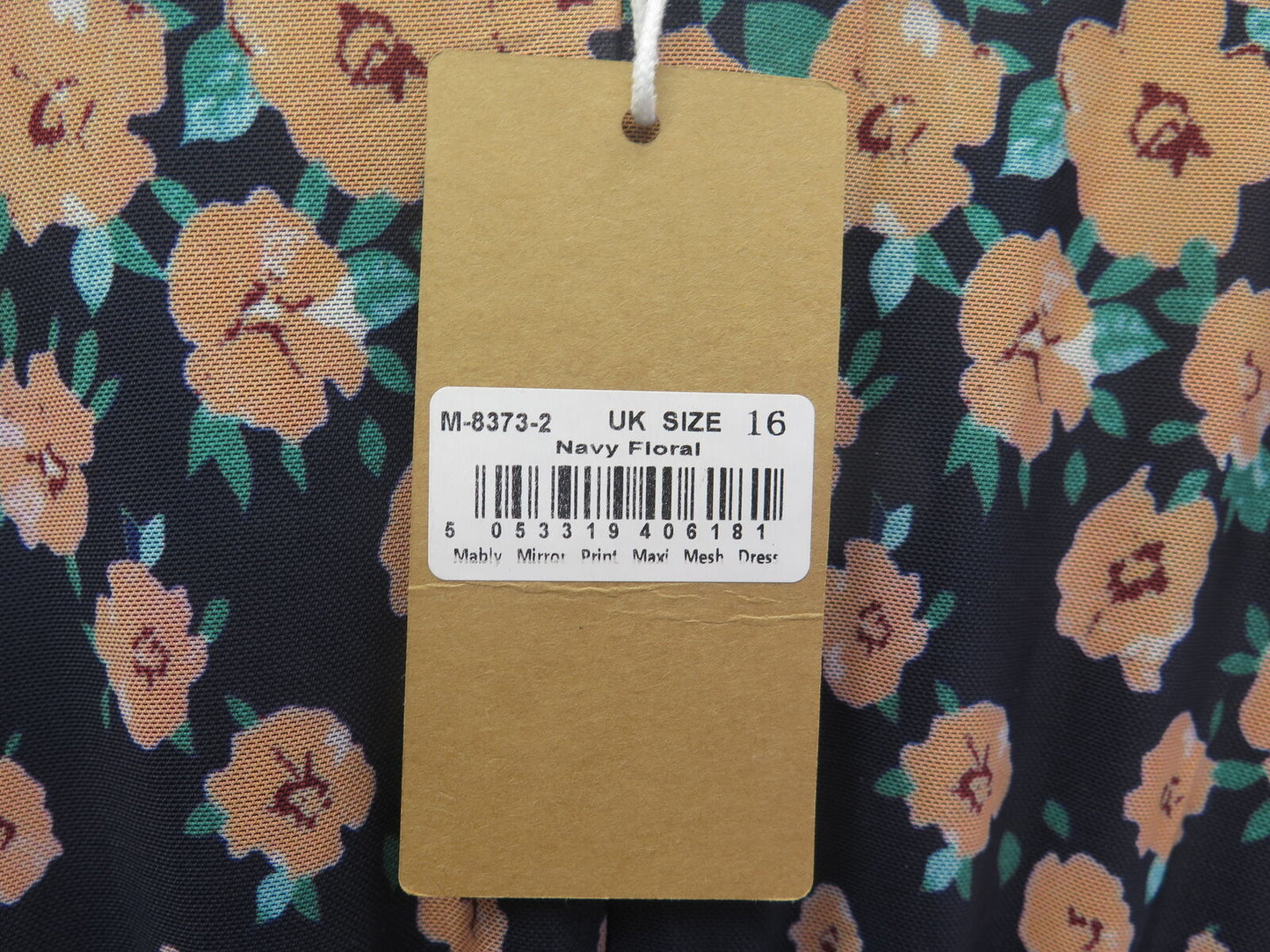 JOLIE MOI MABLY MIRROR PRINT MAXI MESH DRESS-UK 16