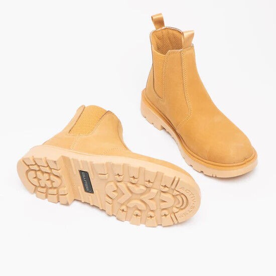 GRINDER Unisex Dealer Safety Boots Honey UK14