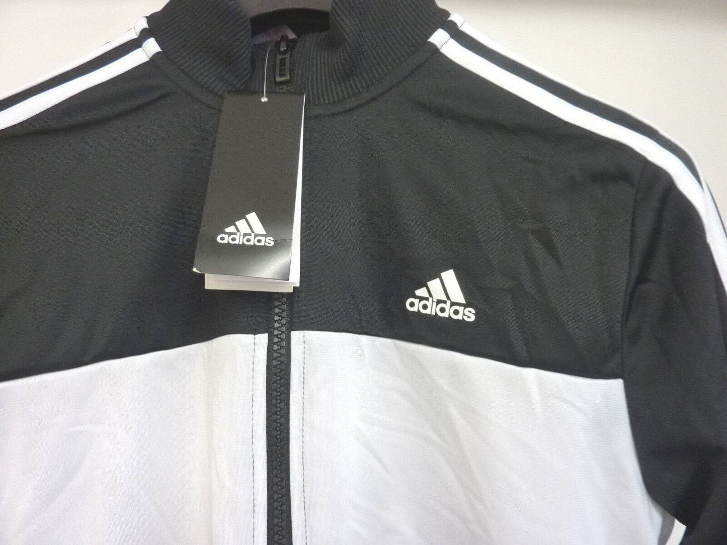 BOYS ADIDAS TRACKSUIT-BLACK-13-14YRS