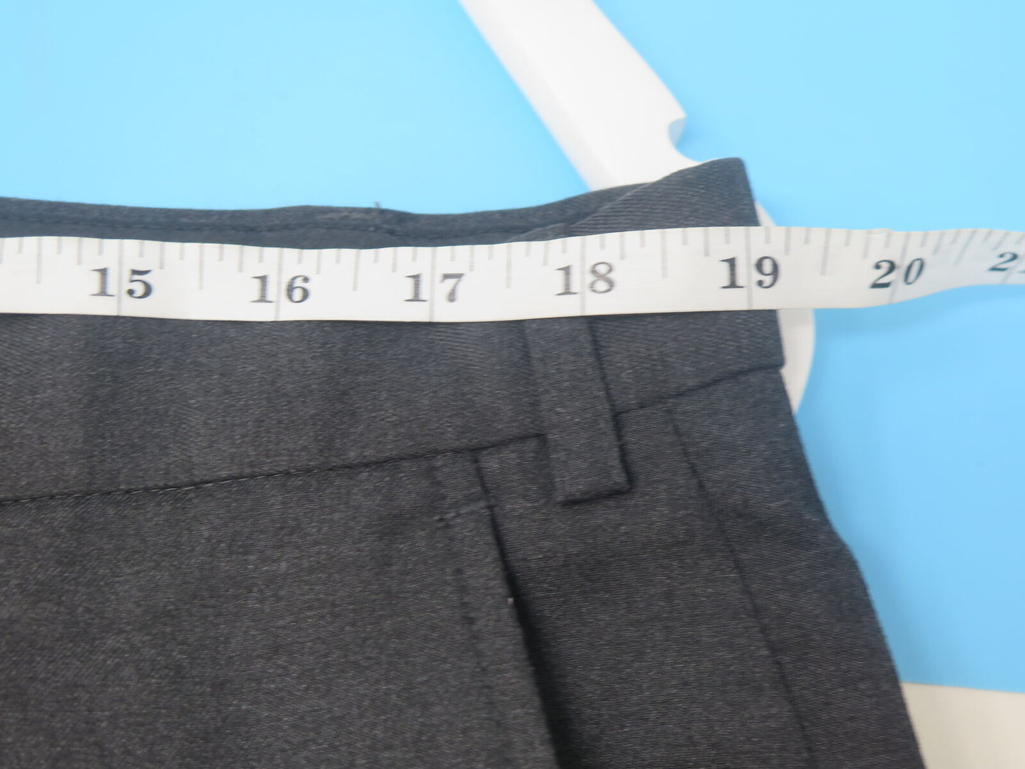 MOSS ESQ REGULAR FIT CHARCOAL STRETCH SUIT-JACKET 46"REGULAR-TROUSERS 38"W LONG