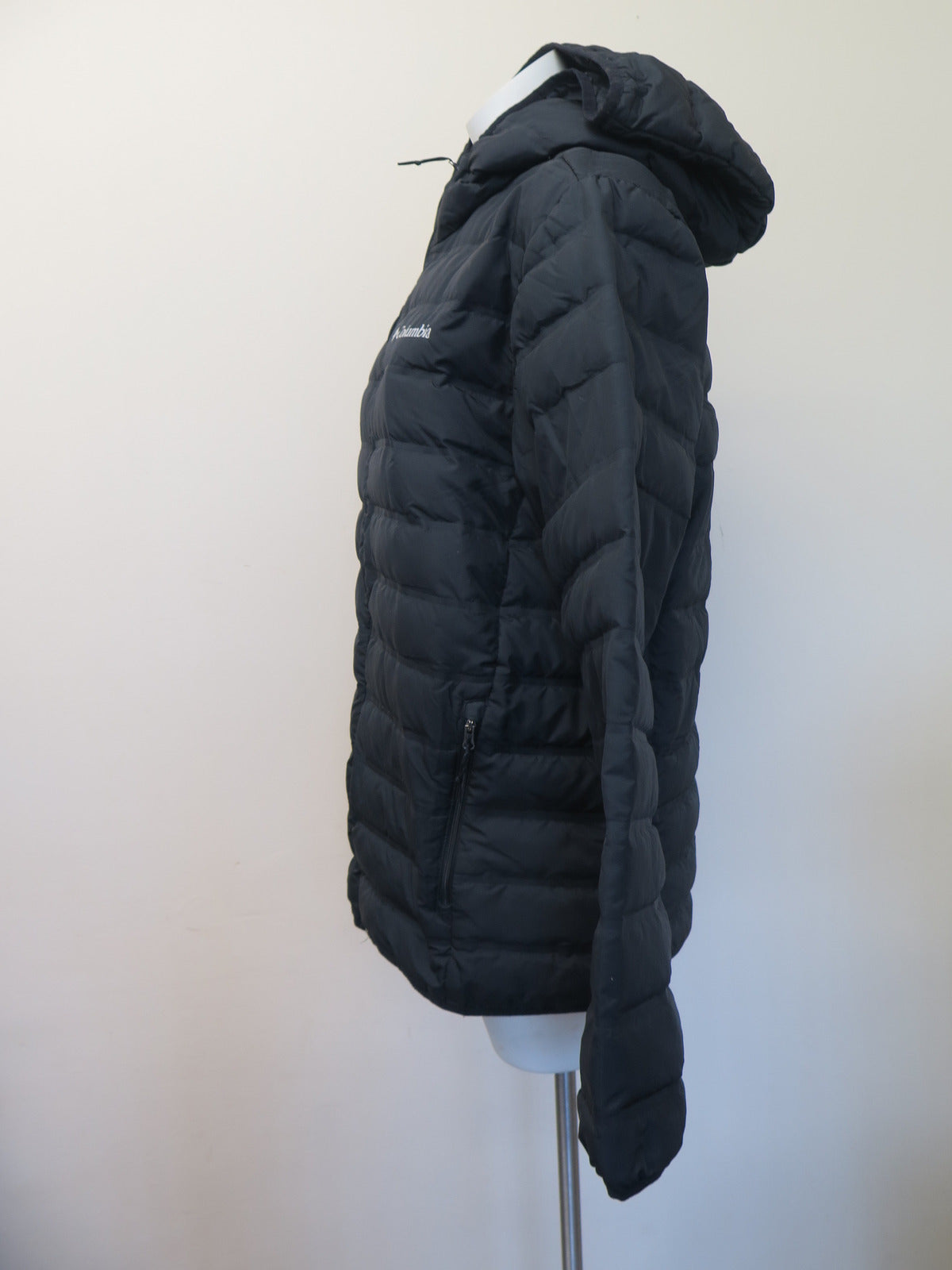 COLUMBIA LAKE 22 DOWN HOODED JACKET-BLACK-MEDIUM