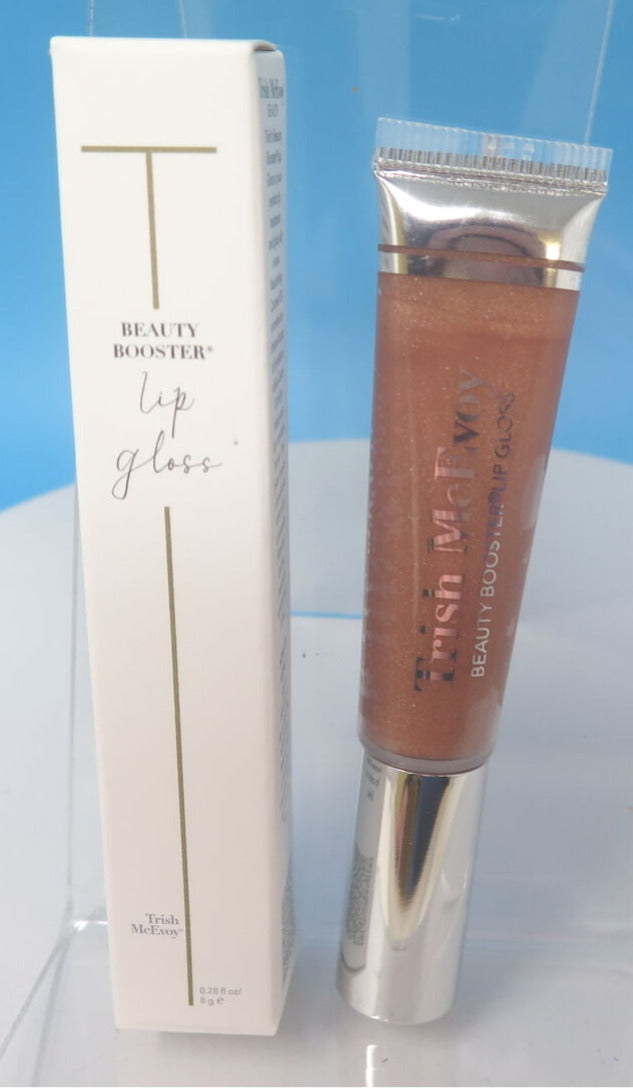 TRISH McEVOY BEAUTY BOOSTER LIP GLOSS-SEXY NUDE-8G