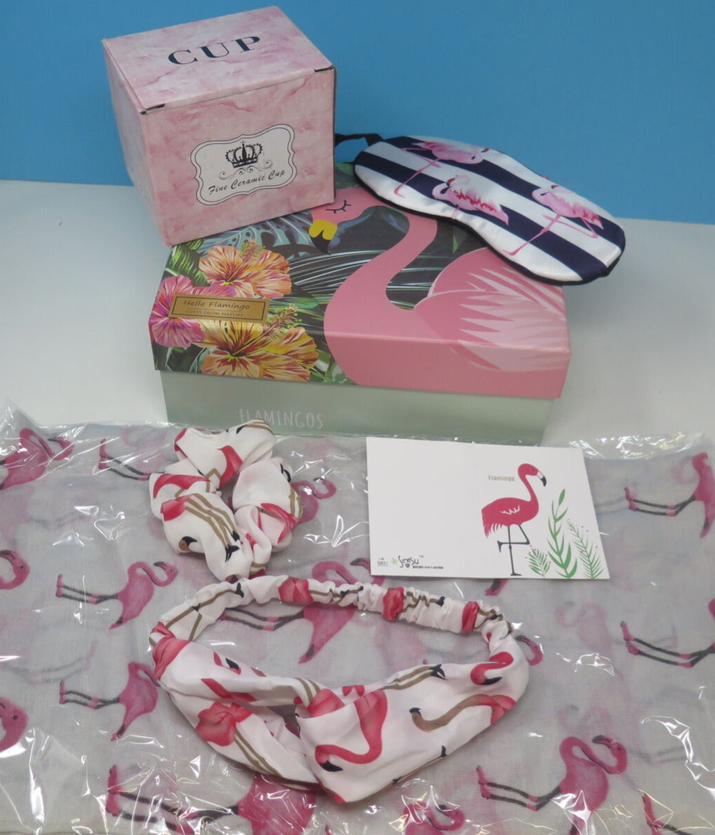 NUENEN 5PC FLAMINGO GIFT SET