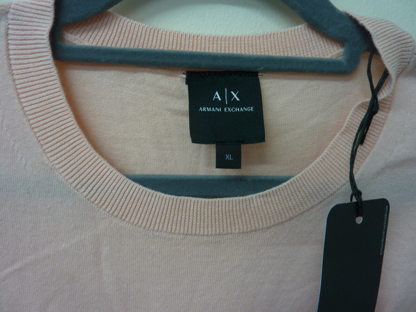 armani exchange short sleeve pullover-dusty pink-xl