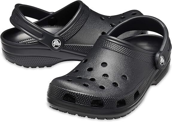 BLACK CROCS UK 8